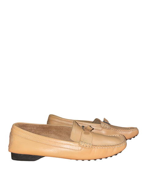 Calzado Tod's Gommino Bubble Hebilla Beige - Talla 6.5