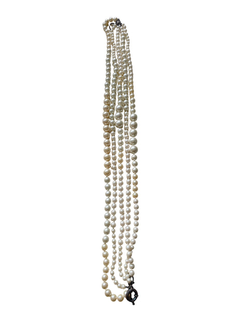 Collar J.crew Perlas Blanco - Talla U