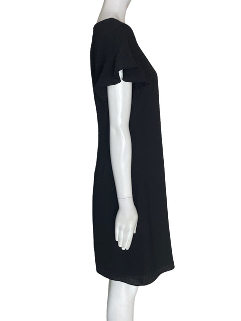 Vestido Imnyc Liso Manga corta Suelto Negro - Talla 6