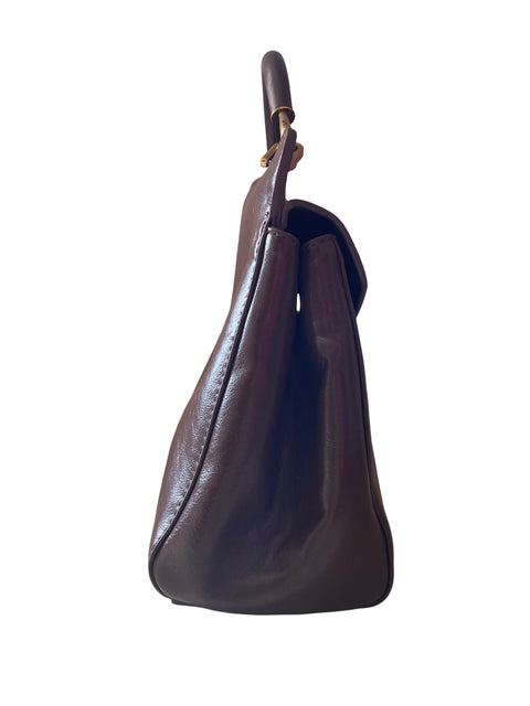 Cartera Jw Pei Cuero Asa Cinturon Marrón - Talla U