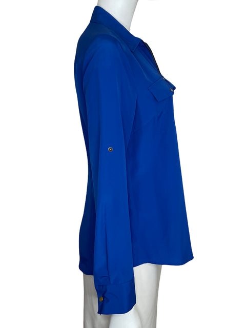 Camisa Michael Kors Zipper Azul - Talla M
