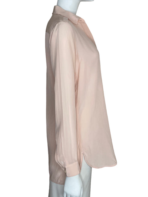 Camisa Banana Republic de Seda Rosado - Talla S