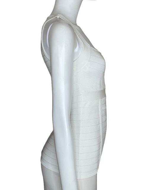 Blusa White House Black Market Cuello v Blanco - Talla XS