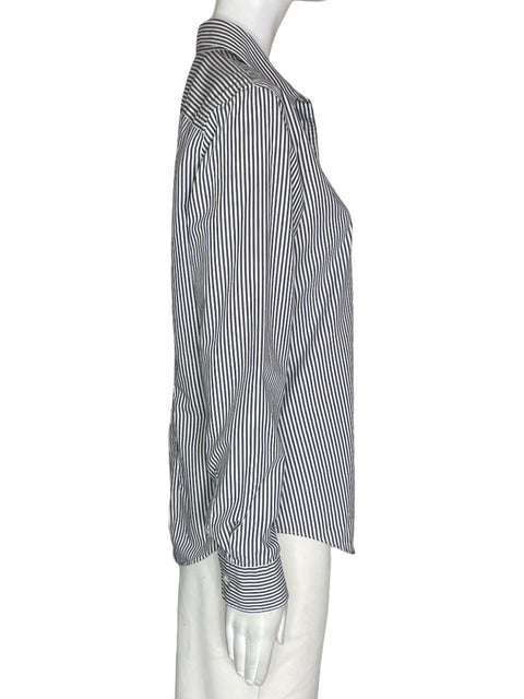 Camisa Ralph Lauren de Algodón Rayas Manga larga Botones Negro - Talla M