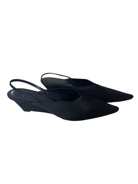 Zapato Massimo Dutti Punta cerrada Destalonado Tacón bajo Negro - Talla 41