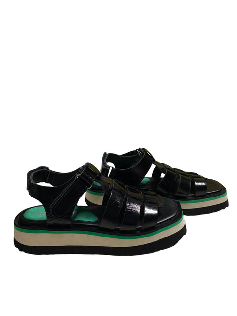 Sandalia Sofi Martire Cangrejero Plataforma Negro - Talla 6
