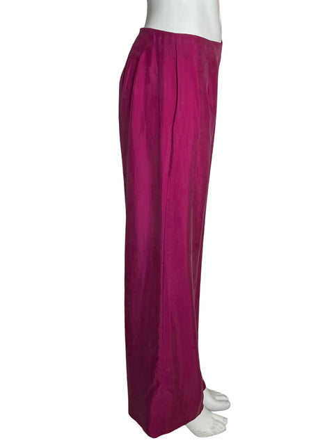 Pantalón Zara Wide-leg Morado - Talla M