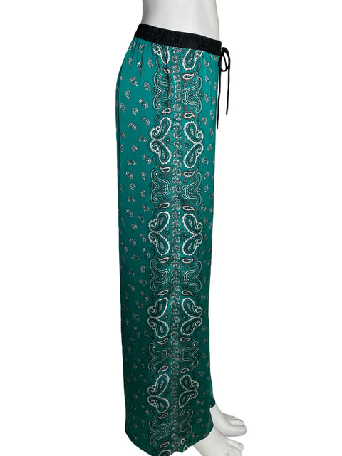 Pantalón Michael Kors Estampado Wide-leg Verde - Talla 6