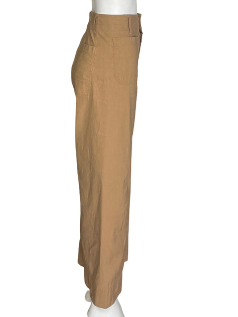 Pantalón Maeve Recto Wide leg Marrón - Talla 29