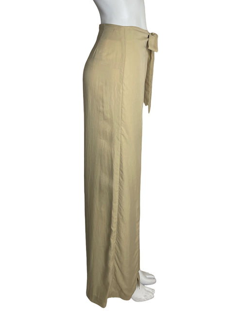 Pantalón Bcbg de Viscosa Palazzo Beige - Talla XS