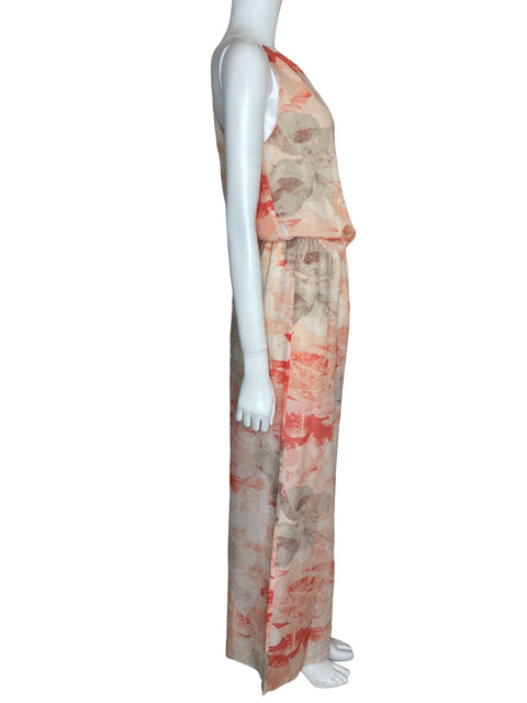 Mono Tommy Bahama de Seda Halter Wide-leg Naranja - Talla 6