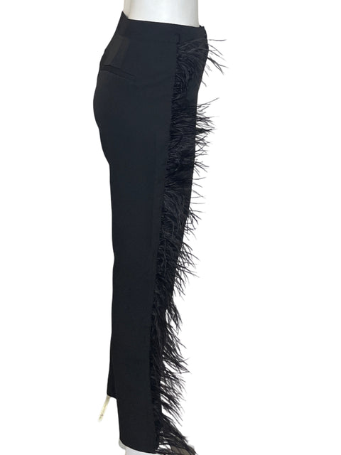Pantalón Why Dress Recto Liso Negro - Talla S
