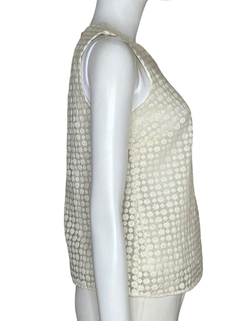 Blusa Vince Camuto Cuello redondo Blanco - Talla XS