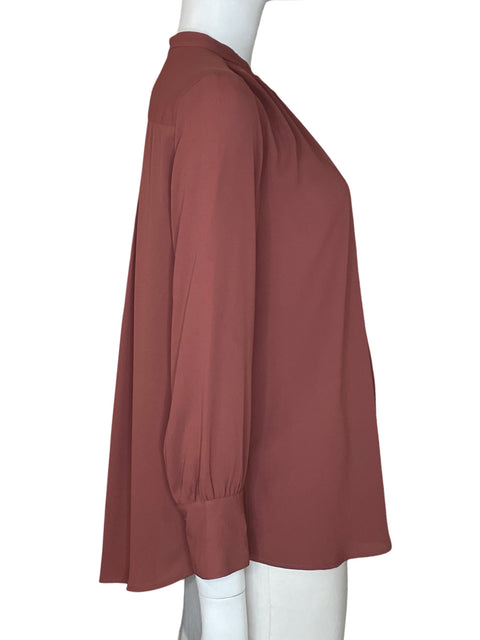 Blusa Ann Taylor Cuello mao Naranja - Talla S