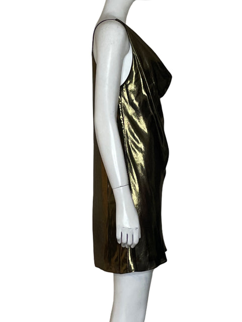 Vestido Haute Hippie The Morton Dorado - Talla XS