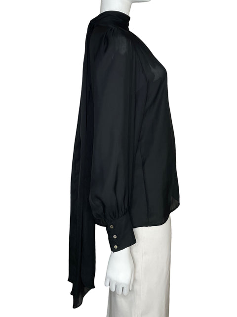 Blusa Zara Manga larga Negro - Talla M