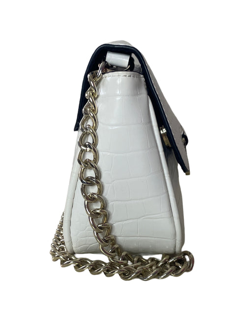 Cartera Asos Cadena Hebilla Botones Blanco - Talla U