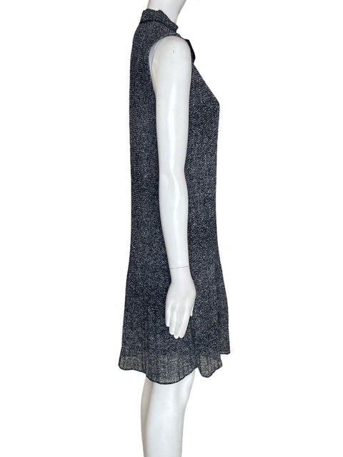 Vestido Dkny Lazo Sin mangas Negro - Talla 0