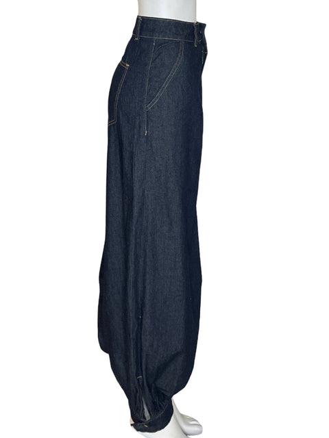 Pantalón Tesoro Tps Globo Bolsillo Azul - Talla L