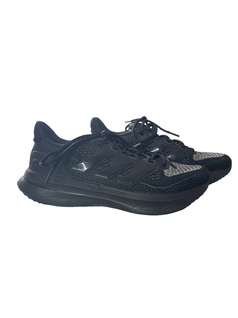 Zapatilla Adidas Ortholite Cordones Texturizado Negro - Talla 8