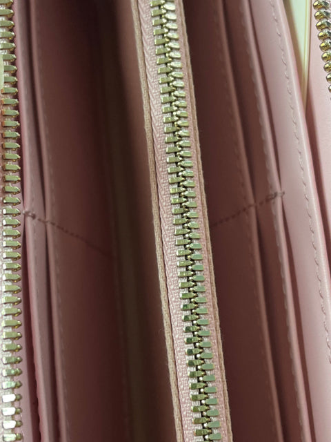 Cartera Ted Baker Wallet Zipper Rosado - Talla U