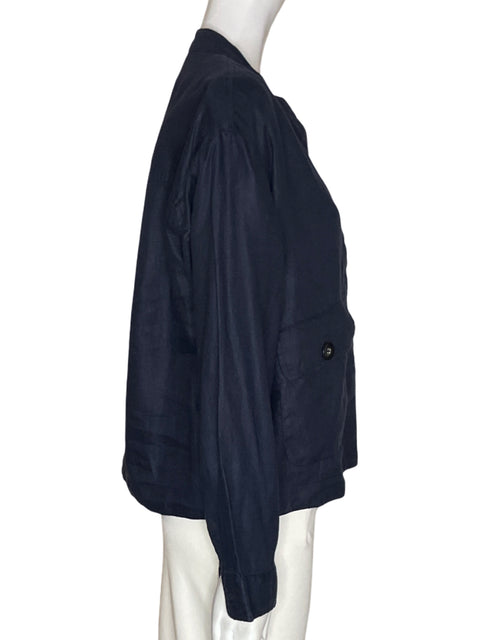 Chaqueta Massimo Dutti Botones Manga larga Azul - Talla XS