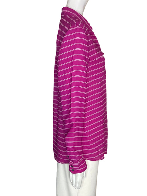 Camisa Nautica Rayas Manga larga Rosado - Talla M