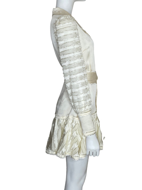 Vestido Alexis Fajon Manga larga Beige - Talla S
