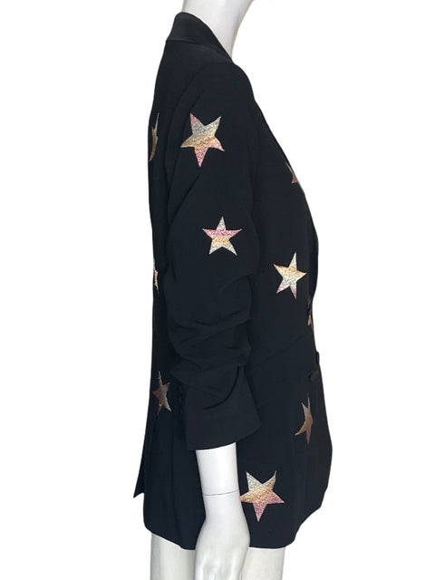 Chaqueta Cinq à Sept Estampado Estrellas Negro - Talla 4