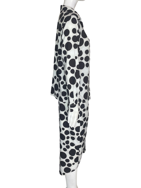 Conjunto Malena Animal print Falda/blusa Blanco - Talla S