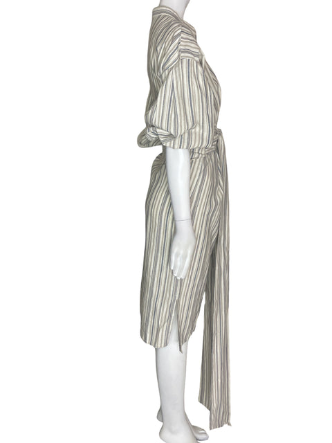 Vestido Padova Rayas Fajon Beige - Talla S