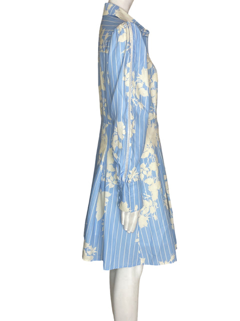 Vestido Tesoro Tps Estampado Fajon Azul - Talla S