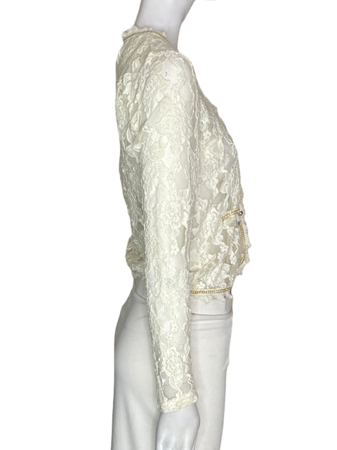 Blusa Govana Encaje Manga larga Blanco - Talla M