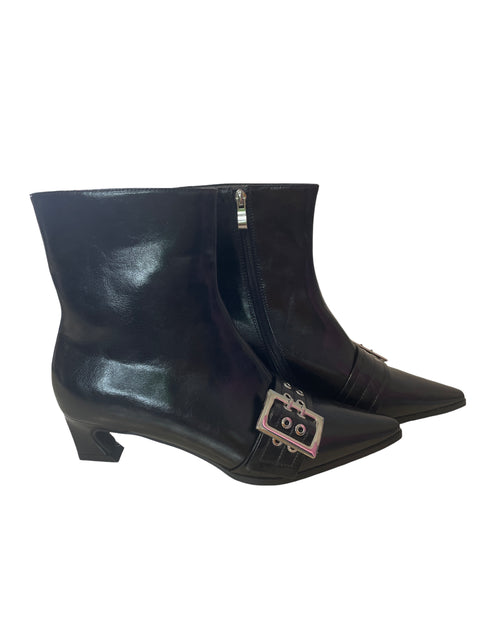 Bota Vaslemuse Punta cerrada Tacón bajo Negro - Talla 7.5