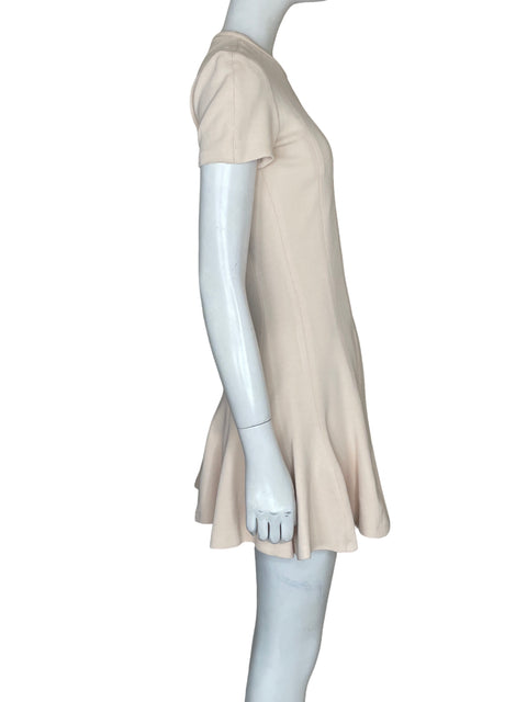 Vestido Carven Mini Vuelos Beige - Talla 36