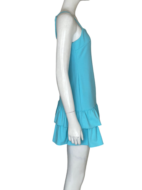 Vestido Bcbg Mini Vuelos Azul - Talla 0