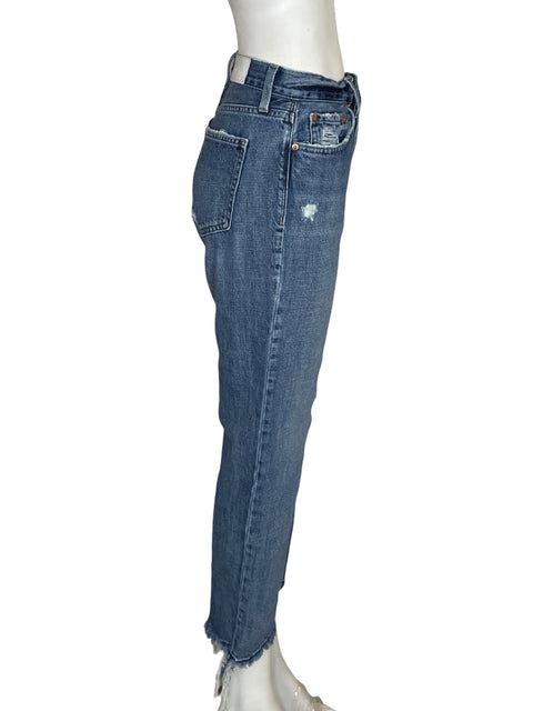 Pantalón Pistola Straight leg Azul - Talla 26