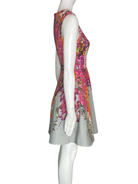 Vestido Karen Millen Estampado Sin mangas Naranja - Talla 8