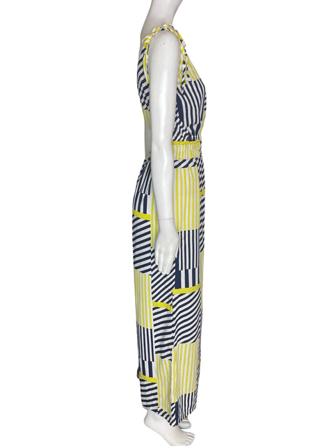 Conjunto Delsab Estampado Pantalón/blusa Amarillo - Talla M