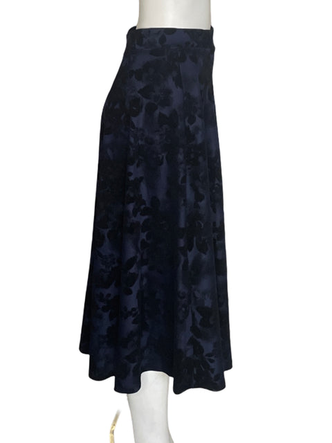 Falda Maitai Maxi Terciopelo Azul - Talla S