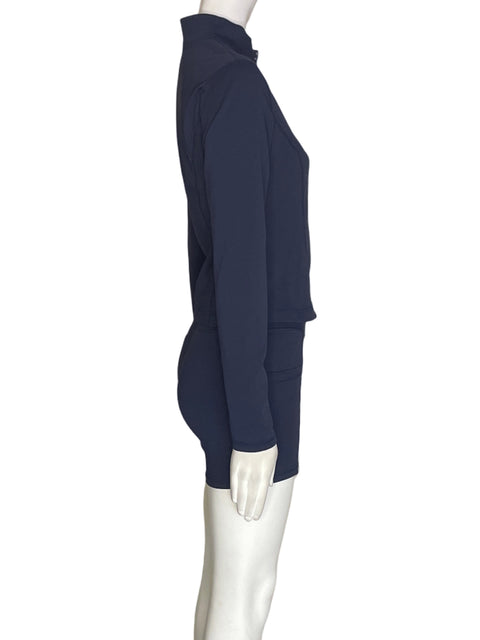 Conjunto Tesoro Tps Deportivo Chaqueta/short Azul - Talla S