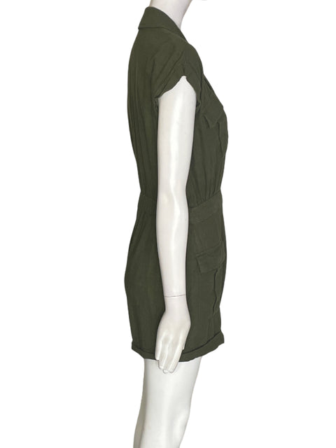 Romper Express Cuello redondo Manga corta Verde - Talla S