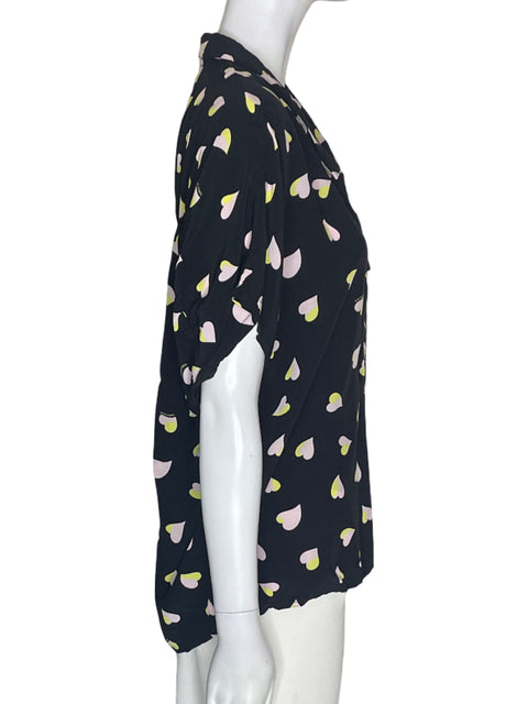 Blusa Bimba Y Lola Estampado Manga corta Negro - Talla S