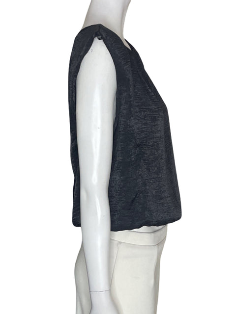 Blusa Amaro Liso Terciopelo Negro - Talla M