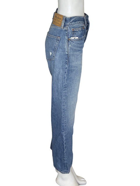 Pantalón Polo Ralph Lauren Relaxed fit Straight Azul - Talla 24