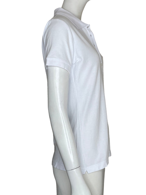 Polo Lacoste de Algodón Blanco - Talla M