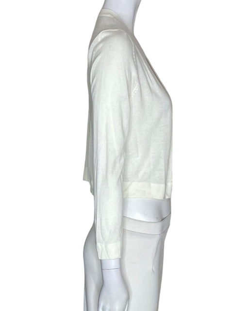 Chaqueta Josie Natori Abierto Manga larga Blanco - Talla S