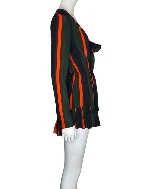 Romper Delsab Boutique Mini Rayas Verde - Talla S