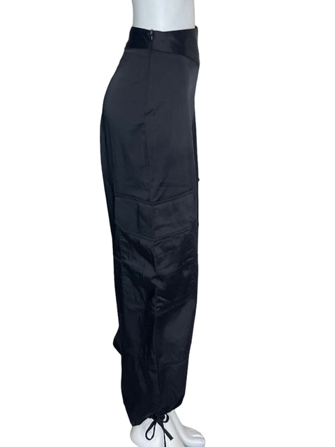 Pantalón Tesoro Tps Cargo Satinado Negro - Talla S