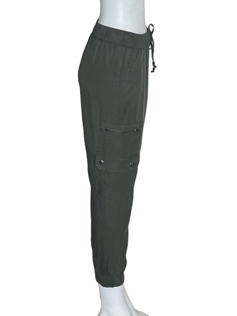 Pantalón Banana Republic Cargo Elastico Verde - Talla XS